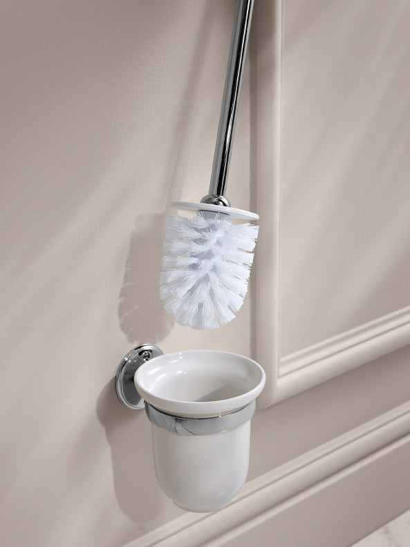 Stockholm Toilet Brush Set Wall Mounted