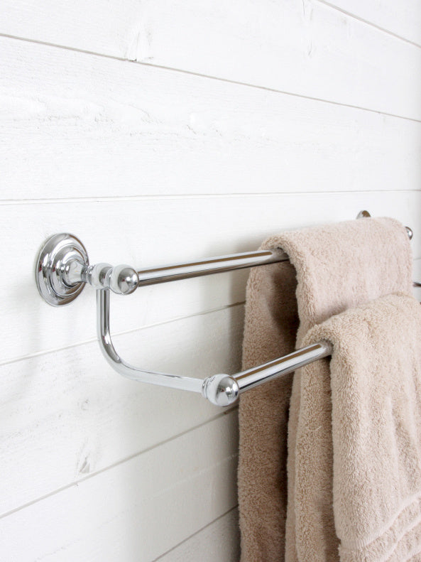 Richmond Double Towel Rail 650 mm Chrome