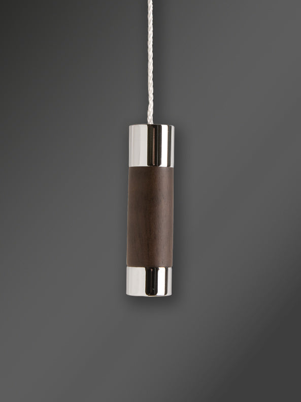 Signature Light Pull Cylindrical Chrome/Oak
