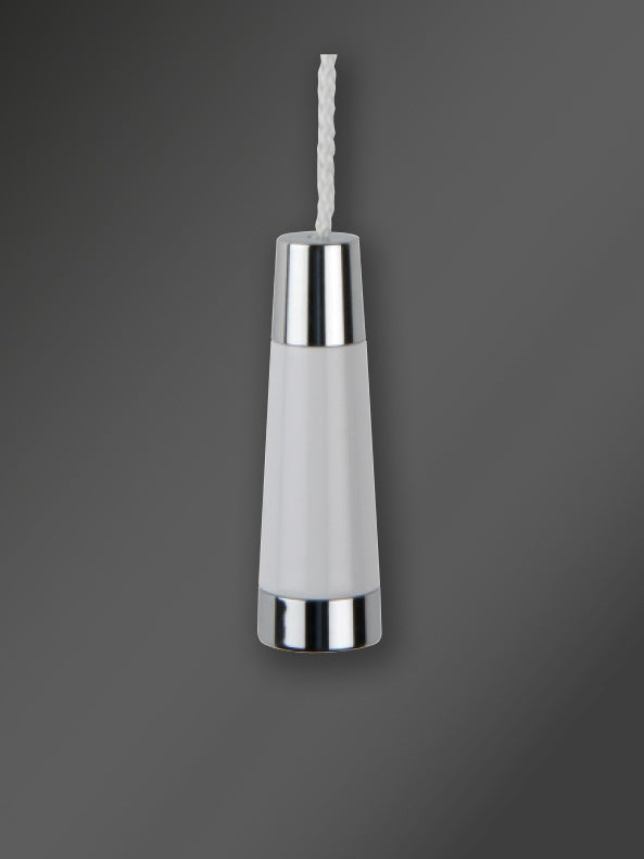 Signature Light Pull Conical Chrome/White