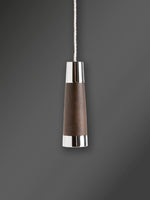 Load image into Gallery viewer, Signature Light Pull Conical Chrome/Oak
