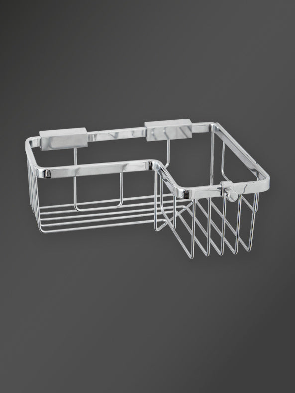 Signature Angled Corner Basket Chrome