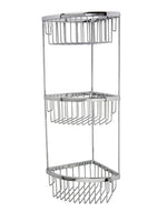 Load image into Gallery viewer, Signature Corner Shower Basket Chrome
