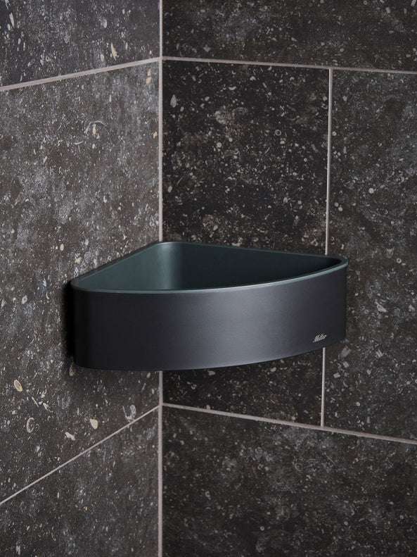 Corner Basket Matt Black