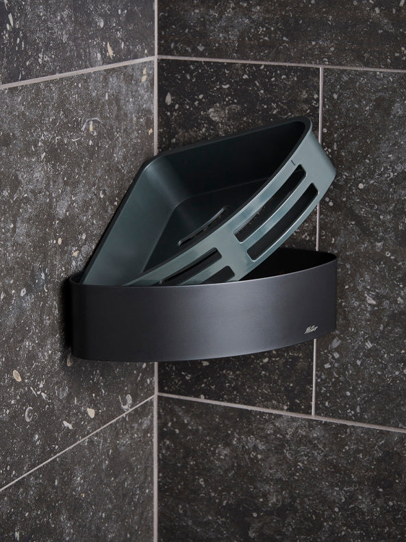 Corner Basket Matt Black