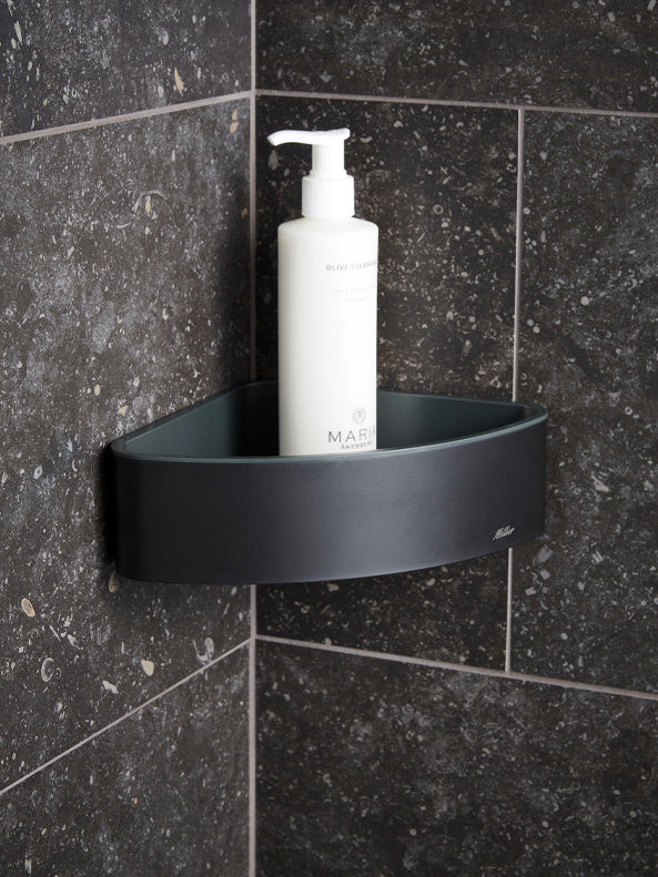Corner Basket Matt Black