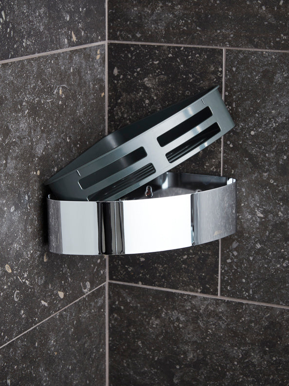 Corner Basket Chrome