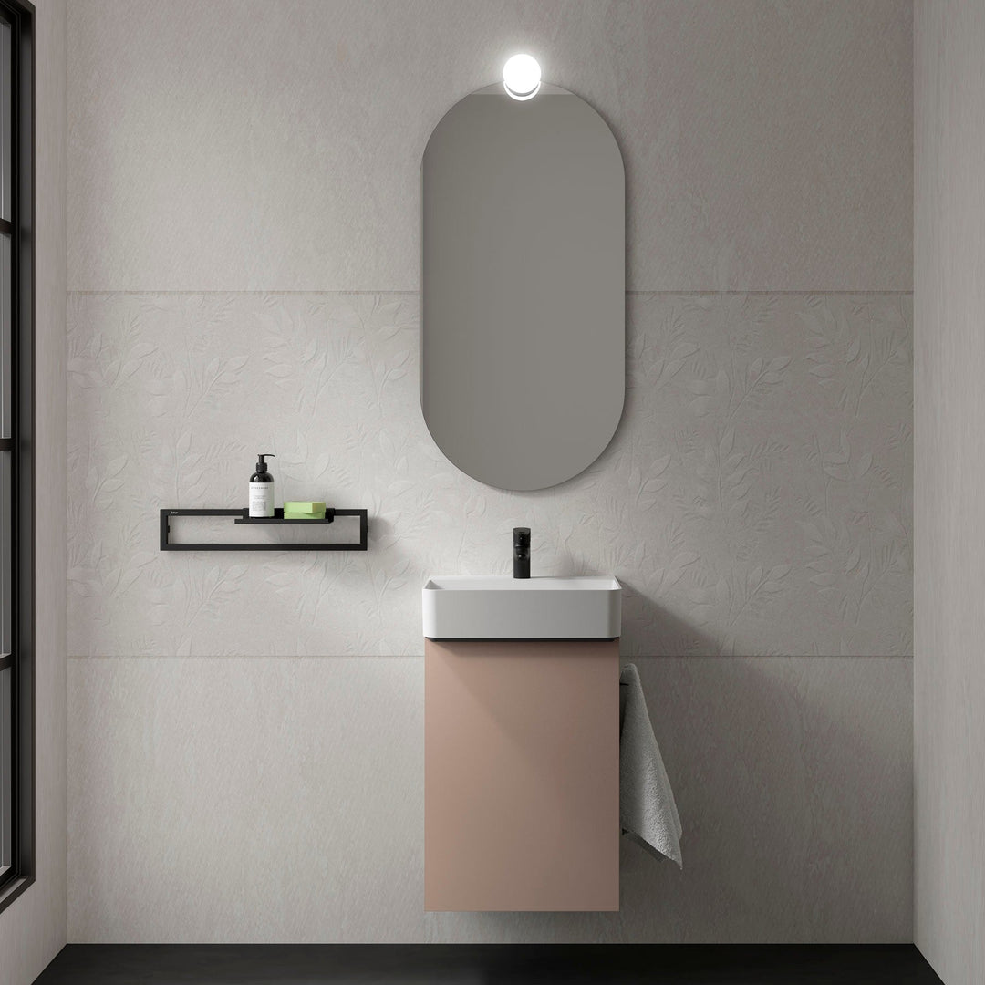 Salgar sg00673a9f7bc7a8fede22 SALGAR IMAGES AND SHEETS/01 Product Images/Bathroom Furniture/114654 Aida Wall Hung Vanity Unit with 1 Door - Macchiato/01.jpg