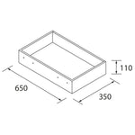 Load image into Gallery viewer, Salgar sg05f28328bc1d14210a9c SALGAR IMAGES AND SHEETS/01 Product Images/Bathroom Furniture/113516 Wooden Drawer without Pipe Cutout - Onix/01.jpg
