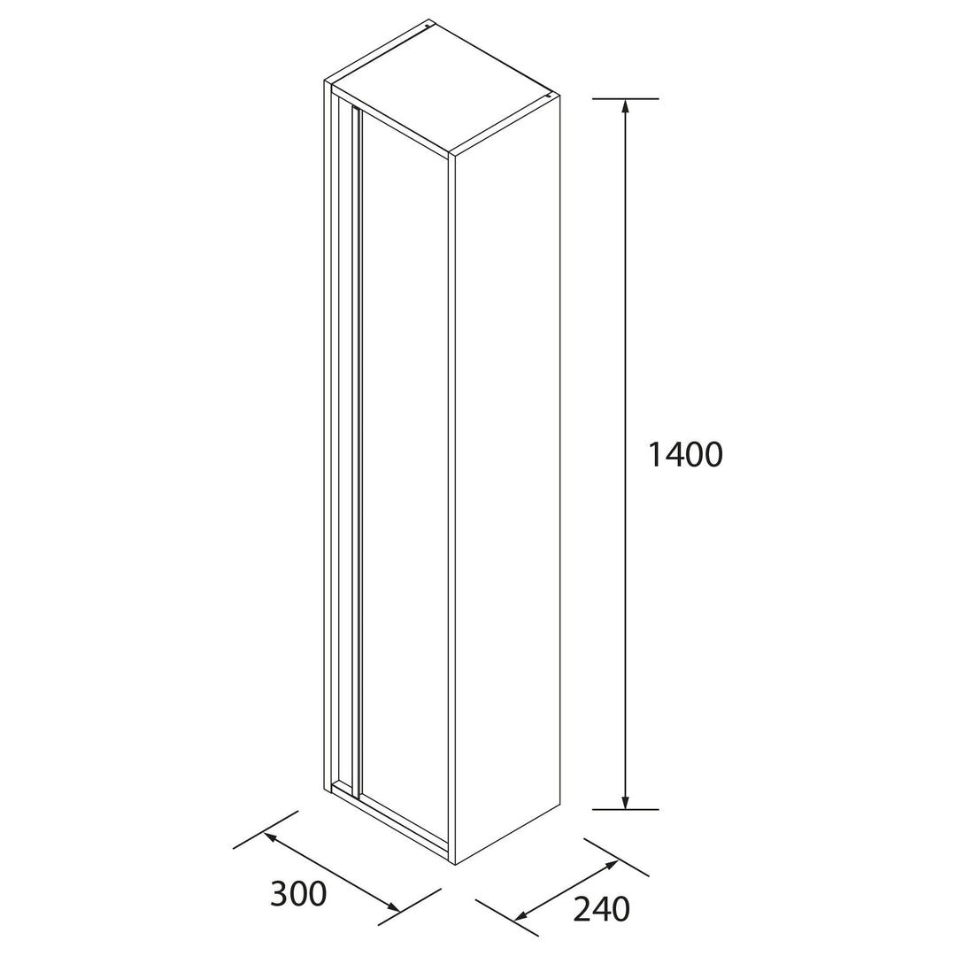 Salgar sg12276ecf8a924a0729b9 SALGAR IMAGES AND SHEETS/01 Product Images/Bathroom Furniture/104245 Attila Tall Unit - Blue Satin/02.jpg