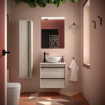 Load image into Gallery viewer, Salgar sg13e64239b846a0f449a7 SALGAR IMAGES AND SHEETS/01 Product Images/Bathroom Furniture/104943 Attila Wall Hung Vanity Unit with Worktop - Natural/01.jpg
