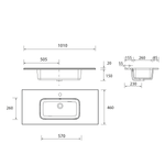 Load image into Gallery viewer, Salgar sg1aaa72ccaaea2180a8b5 SALGAR IMAGES AND SHEETS/01 Product Images/Basins/26779 Constanza Gloss White Countertop Basin - Gloss White/03.png
