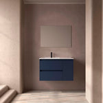 Load image into Gallery viewer, Salgar sg259425dc8ff28b848249 SALGAR IMAGES AND SHEETS/01 Product Images/Bathroom Furniture/118172 Noja Wall Hung Vanity Unit with 2 Drawers + 1 Door &amp; Basin - Blue Satin/01.jpg
