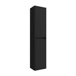 Load image into Gallery viewer, Salgar sg268f14f7133577d0f718 SALGAR IMAGES AND SHEETS/01 Product Images/Bathroom Furniture/104362 Noja Tall Unit - Black Satin/01.jpg
