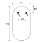 Load image into Gallery viewer, Salgar sg2d1a447084fac6da5040 SALGAR IMAGES AND SHEETS/01 Product Images/Mirrors/113741 Olimpia LED Bathroom Mirror/03.jpg
