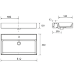 Load image into Gallery viewer, Salgar sg469e96b50ce7db227c12 SALGAR IMAGES AND SHEETS/01 Product Images/Basins/23401 Veneto Gloss White Countertop Basin - Gloss White/05.png
