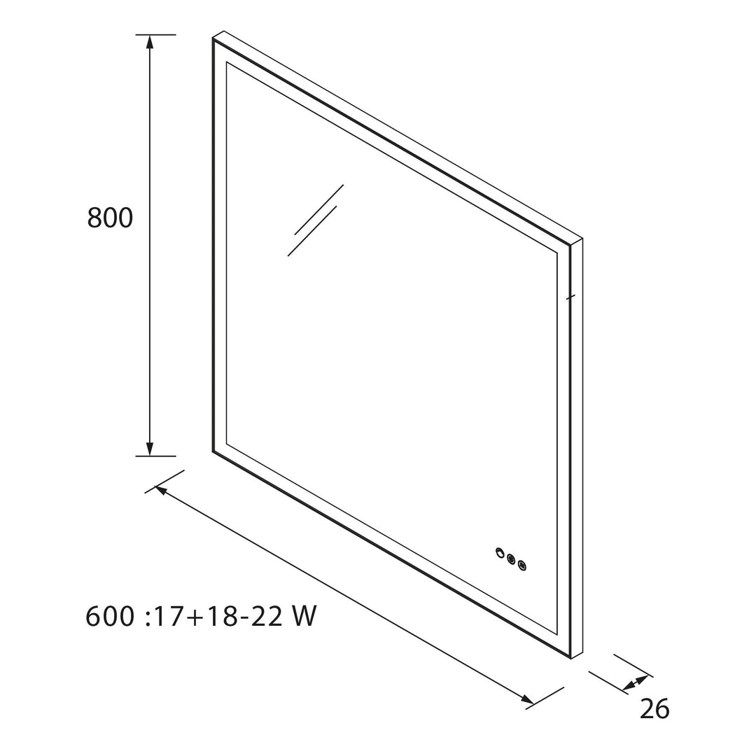 Salgar sg4a117e39d3d35c997635 SALGAR IMAGES AND SHEETS/01 Product Images/Mirrors/113760 Memphis LED Bathroom Mirror/02.jpg