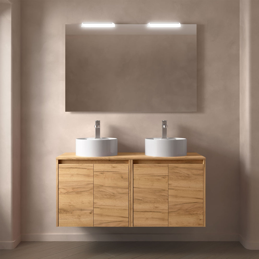 Salgar sg54d9ee75d3af4bbc8b97 SALGAR IMAGES AND SHEETS/01 Product Images/Bathroom Furniture/105568 Noja Wall Hung Vanity Unit with 4 Doors & Worktop - Africa Oak/01.jpg
