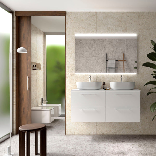 Silane Wall Hung Vanity Unit with 4 Drawers & Worktop