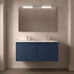 Load image into Gallery viewer, Salgar sg5f57f20c1a20f970b188 SALGAR IMAGES AND SHEETS/01 Product Images/Bathroom Furniture/105053 Noja Wall Hung Vanity Unit with 4 Doors &amp; Basin - Blue Satin/01.jpg
