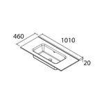 Load image into Gallery viewer, Salgar sg6029de7241a4478f568e SALGAR IMAGES AND SHEETS/01 Product Images/Basins/114559 Constanza Gloss White Countertop Basin Without Tap Hole - Gloss White/02.jpg
