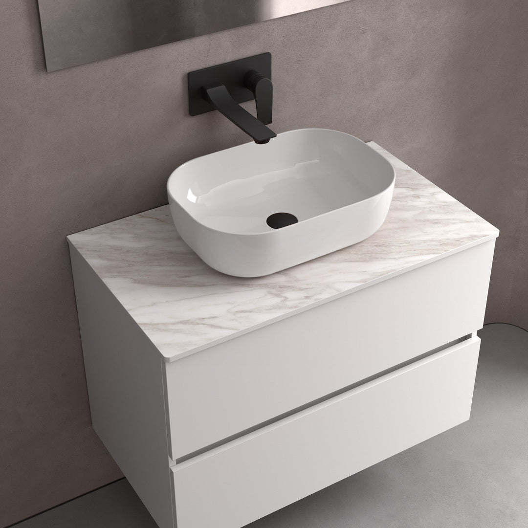 Salgar sg61739bd6399f0362f224 SALGAR IMAGES AND SHEETS/01 Product Images/Basins/103343 Carla Lay On Countertop Basin - Gloss White/01.jpg