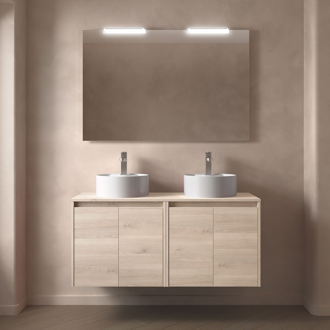 Salgar sg6543cef67adcde7b2d43 SALGAR IMAGES AND SHEETS/01 Product Images/Bathroom Furniture/105576 Noja Wall Hung Vanity Unit with 4 Doors & Worktop - Natural/01.jpg