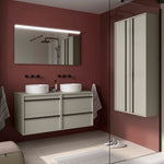 Load image into Gallery viewer, Salgar sg66b0d0043335098b9029 SALGAR IMAGES AND SHEETS/01 Product Images/Bathroom Furniture/117999 Attila Wall Hung Vanity Unit with Worktop - Grey Satin/01.jpg
