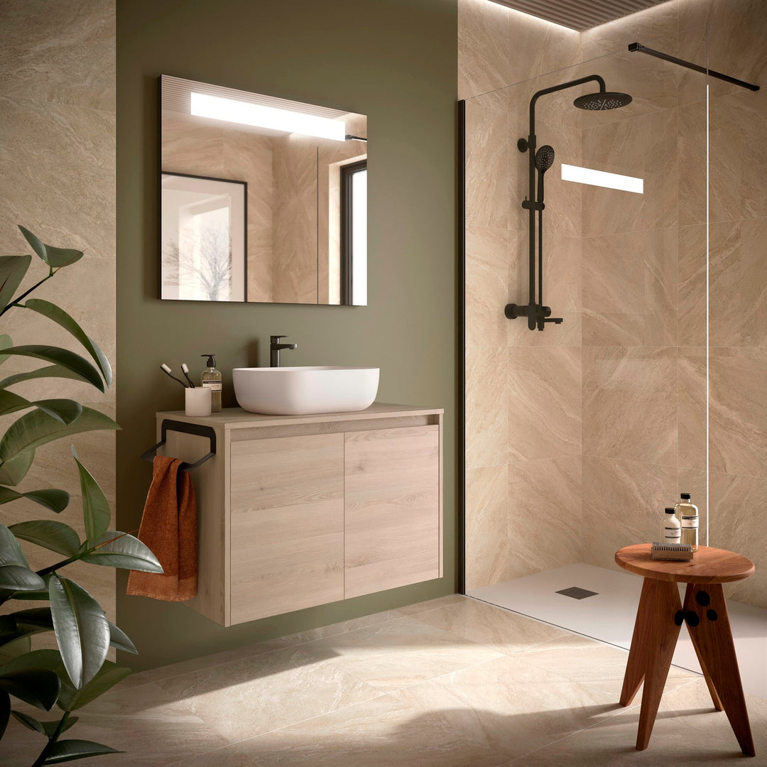 Salgar sg680148cc2640b36926d9 SALGAR IMAGES AND SHEETS/01 Product Images/Bathroom Furniture/105558 Noja Wall Hung Vanity Unit with 2 Doors & Worktop - Natural/01.jpg