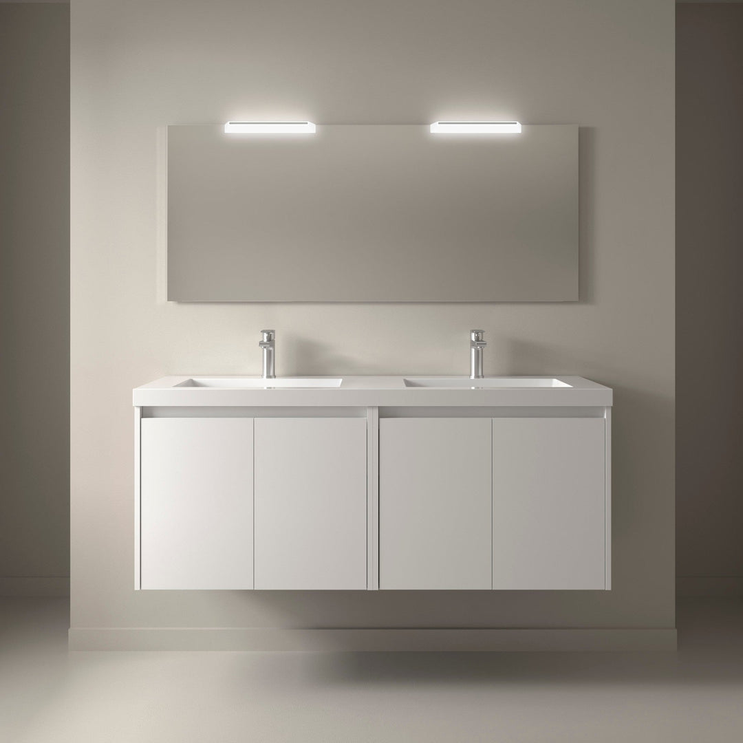 Salgar sg69903d1a1c7e448465a0 SALGAR IMAGES AND SHEETS/01 Product Images/Bathroom Furniture/113160 Noja Wall Hung Vanity Unit with 4 Doors, Basin & Mirror - White Satin/01.jpg