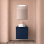 Load image into Gallery viewer, Salgar sg6e422d76c8eeba3f0267 SALGAR IMAGES AND SHEETS/01 Product Images/Bathroom Furniture/105546 Noja Wall Hung Vanity Unit with 2 Doors &amp; Worktop - Blue Satin/01.jpg
