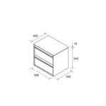 Load image into Gallery viewer, Salgar sg6f30ae5cbbfd63f9101b SALGAR IMAGES AND SHEETS/01 Product Images/Bathroom Furniture/117996 Attila Wall Hung Vanity Unit with Worktop - Grey Satin/02.jpg
