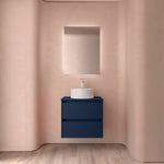 Load image into Gallery viewer, Salgar sg702a672b551ce302aca1 SALGAR IMAGES AND SHEETS/01 Product Images/Bathroom Furniture/105456 Noja Wall Hung Vanity Unit with 2 Drawers &amp; Worktop - Blue Satin/01.jpg
