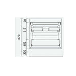 Load image into Gallery viewer, Salgar sg76b35eb87aabc83a9916 SALGAR IMAGES AND SHEETS/01 Product Images/Bathroom Furniture/96679 Fussion Line D40 Wall Hung Vanity Unit with 2 Drawers - Black Velvet/04.jpg
