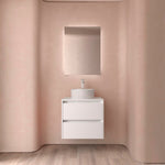 Load image into Gallery viewer, Salgar sg76cf69231e9037c49721 SALGAR IMAGES AND SHEETS/01 Product Images/Bathroom Furniture/105463 Noja Wall Hung Vanity Unit with 2 Drawers &amp; Worktop - White Satin/01.jpg
