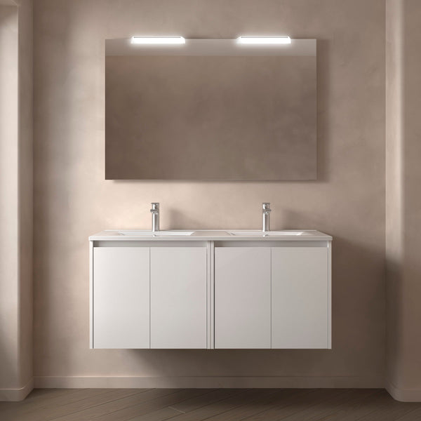 Noja Wall Hung Vanity Unit with 4 Doors & Basin