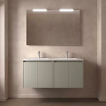 Load image into Gallery viewer, Salgar sg7acd8ce93426c7a4c060 SALGAR IMAGES AND SHEETS/01 Product Images/Bathroom Furniture/118463 Noja Wall Hung Vanity Unit with 4 Doors &amp; Basin - Grey Satin/01.jpg
