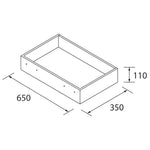 Load image into Gallery viewer, Salgar sg8088183a1a254e1c11e7 SALGAR IMAGES AND SHEETS/01 Product Images/Bathroom Furniture/113516 Wooden Drawer without Pipe Cutout - Onix/02.jpg
