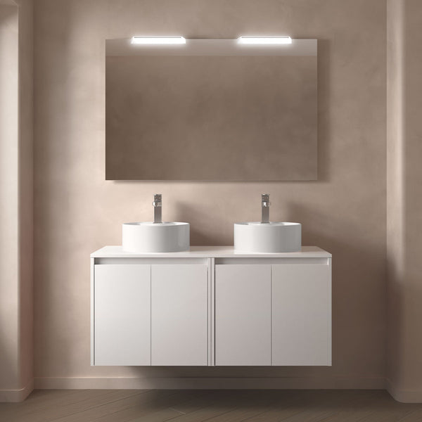 Noja Wall Hung Vanity Unit with 4 Doors & Worktop