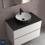 Load image into Gallery viewer, Salgar sg821367f540237679151f SALGAR IMAGES AND SHEETS/01 Product Images/Basins/97648 Bica Lay On Countertop Basin - Matt Black/01.jpg
