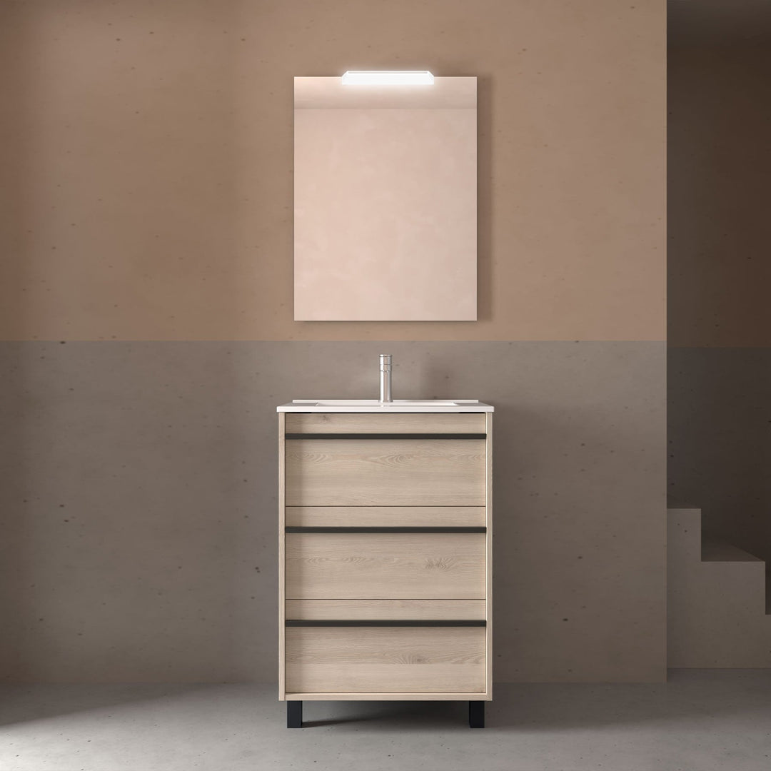 Salgar sg8d8bbe653eb794be6ef0 SALGAR IMAGES AND SHEETS/01 Product Images/Bathroom Furniture/105109 Attila Floor Standing Vanity Unit with 3 Drawers & Basin - Natural/01.jpg