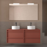 Load image into Gallery viewer, Salgar sg8fd65b4f37f1079bcf53 SALGAR IMAGES AND SHEETS/01 Product Images/Bathroom Furniture/104984 Attila Wall Hung Vanity Unit with Worktop - Red Satin/01.jpg
