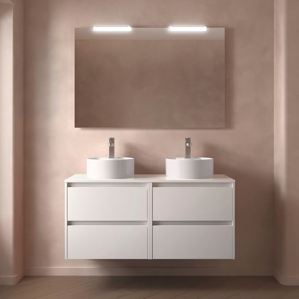 Noja Wall Hung Vanity Unit with 4 Drawers & Worktop