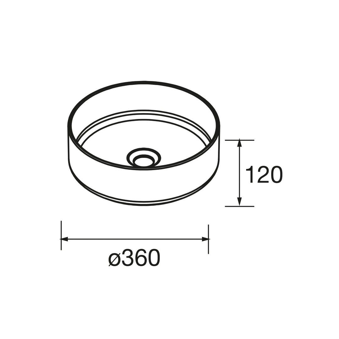Salgar sg9a3f8b41db555cb2cac7 SALGAR IMAGES AND SHEETS/01 Product Images/Basins/91489 Kandy Countertop Basin - Gloss White/03.jpg