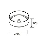 Load image into Gallery viewer, Salgar sg9a3f8b41db555cb2cac7 SALGAR IMAGES AND SHEETS/01 Product Images/Basins/91489 Kandy Countertop Basin - Gloss White/03.jpg
