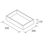 Load image into Gallery viewer, Salgar sg9e531be4f41e1506a7f2 SALGAR IMAGES AND SHEETS/01 Product Images/Bathroom Furniture/111835 Wooden Drawer without Pipe Cutout - Onix/02.jpg
