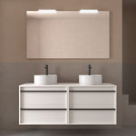 Load image into Gallery viewer, Salgar sg9f010aa87340c98c76ee SALGAR IMAGES AND SHEETS/01 Product Images/Bathroom Furniture/104980 Attila Wall Hung Vanity Unit with Worktop - White Satin/01.jpg
