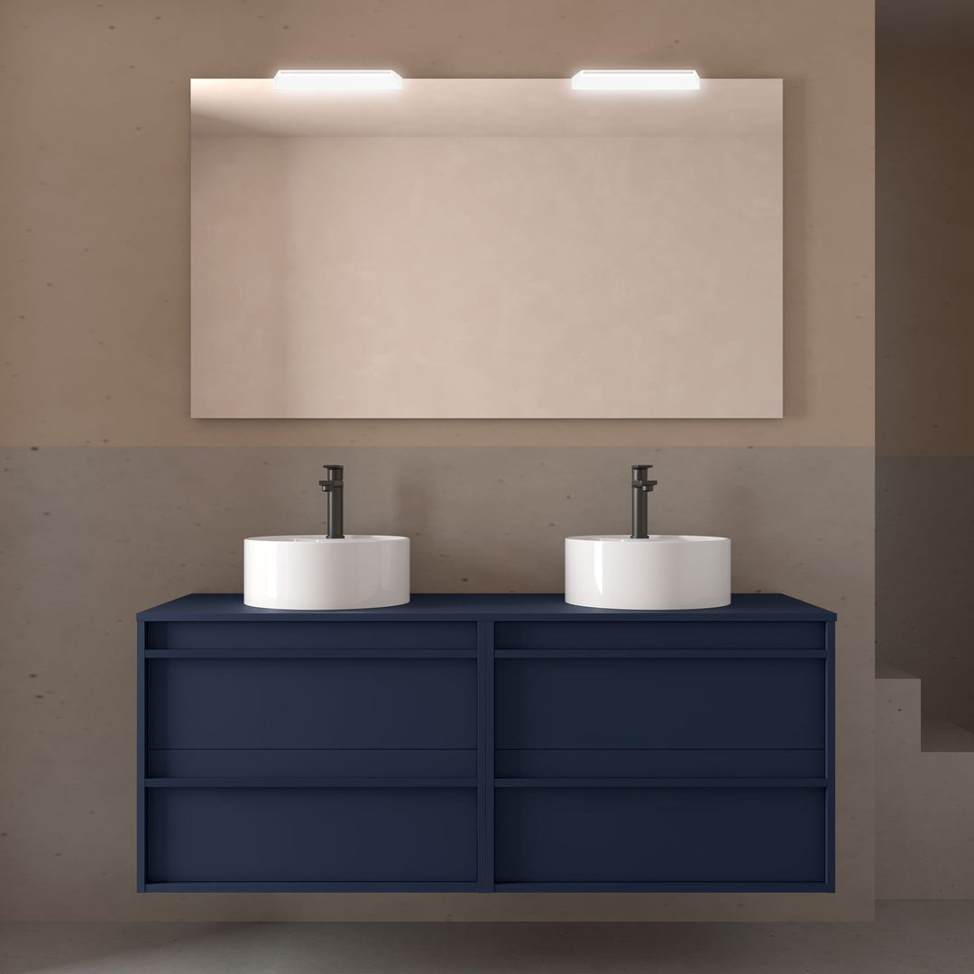 Salgar sga01b105d73f39db177b1 SALGAR IMAGES AND SHEETS/01 Product Images/Bathroom Furniture/104982 Attila Wall Hung Vanity Unit with Worktop - Blue Satin/01.jpg