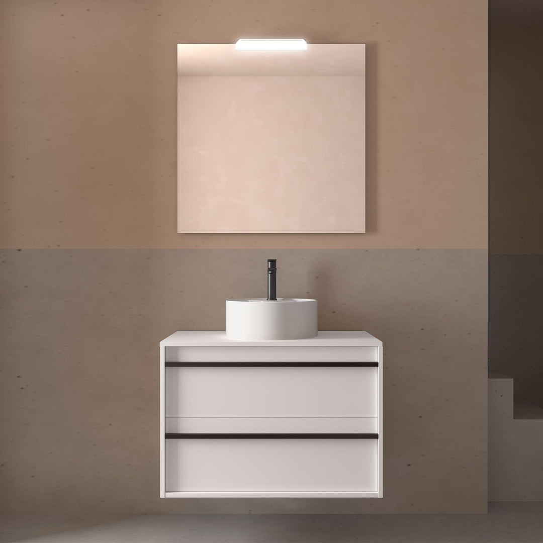 Salgar sga9b55eb2bc5f29135af8 SALGAR IMAGES AND SHEETS/01 Product Images/Bathroom Furniture/104954 Attila Wall Hung Vanity Unit with Worktop - White Satin/01.jpg