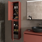 Load image into Gallery viewer, Salgar sgb21744c360548d51f13a SALGAR IMAGES AND SHEETS/01 Product Images/Bathroom Furniture/104365 Noja Tall Unit - Red Satin/03.jpg
